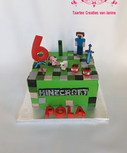 Minecraft   taart