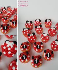Minnie Mousse cupcakes